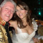 Bill Clinton and Elizabeth Hurley