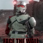 Face the wall