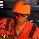 Tf2_Engineer's announcement template - gn chat prefab meme