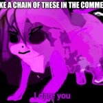 Ytgtdacm kokomingvrdedt hvjiokrd2acse fyg7hrfcytc h7ihyfdt | MAKE A CHAIN OF THESE IN THE COMMENTS; I dare you | image tagged in cursed furry badeline,i dare you,dragon | made w/ Imgflip meme maker