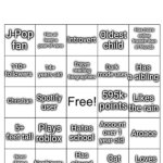 BenoitX's bingo V4 but the mistake was corrected