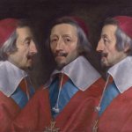 Cardinal Richelieu - triple portrait