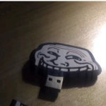 Troll Face USB template