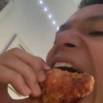 LaLa eating Popeyes (fatass) meme