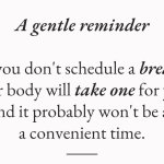 A Gentle Reminder template