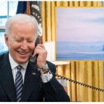 Biden on phone