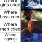 That scene was so sad | image tagged in where legends cried | made w/ Imgflip meme maker