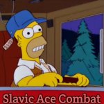 Homer Simpson Trucker | Slavic Ace Combat | image tagged in homer simpson trucker,slavic,slavic ace combat | made w/ Imgflip meme maker