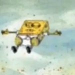 Spongebob Lying Down