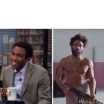 Donald Glover Before and After