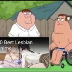 20 best lesbian anime meme