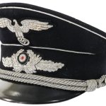 Black Stasi officer hat