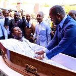 Man wakes up in coffin