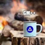 GM++ Artela | GM++ | image tagged in coffee in the morning | made w/ Imgflip meme maker