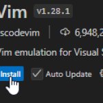 Visual Studio Code - Vim Extension