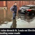 Car in water