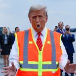 Trump orange vest