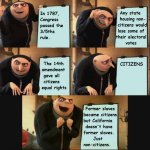 Gru and The Electoral College meme