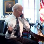 Biden Lifting on the Phone