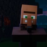 villager about to be sniped by creaking