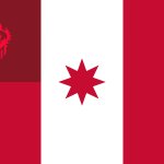 Flag of Caspil under Dravaenian rule