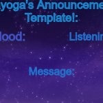 Tayoga's Announcement Template! template