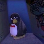 Sad penguin meme