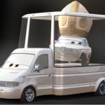 Cars 2 The Popemobile meme