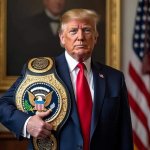 Trump WWF/E Championshio belt