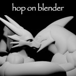 hop on blender