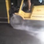 Forklift burnout