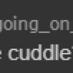 WGON Can we cuddle?