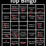 Top Bingo | image tagged in top bingo | made w/ Imgflip meme maker