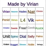 Updated users bingo meme