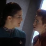 Jadzia Dax Facing Kira