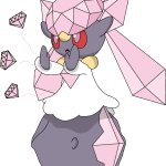 Diancie summoning diamonds