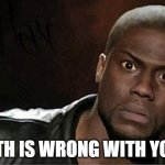 Kevin Hart Meme | WTH IS WRONG WITH YOU! | image tagged in memes,kevin hart | made w/ Imgflip meme maker