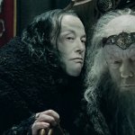 Elon Musk Grima and Donald Trump Theoden