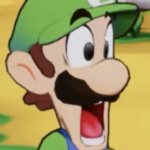 Shocked Luigi template