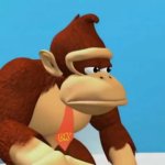 sad donkey kong meme