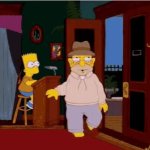 grampa simpson leaving GIF Template