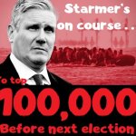 Starmer illegal migration meme