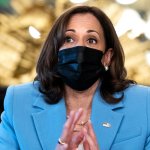 Kamala Harris masked