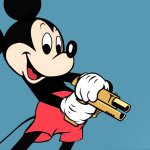 mickey with glock