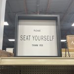 Please seat yourself