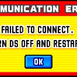 Sonic Rush Communication error