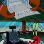 Empty Register, Mr. Krabs