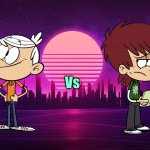 Lincoln Loud vs. Chandler McCann | Vs | image tagged in retrowave background,lincoln loud,the loud house,nickelodeon,deviantart,meme | made w/ Imgflip meme maker