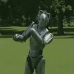 funny robot dance GIF Template