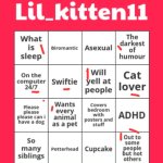 Lil_kitten11 bingo | image tagged in lil_kitten11 bingo | made w/ Imgflip meme maker